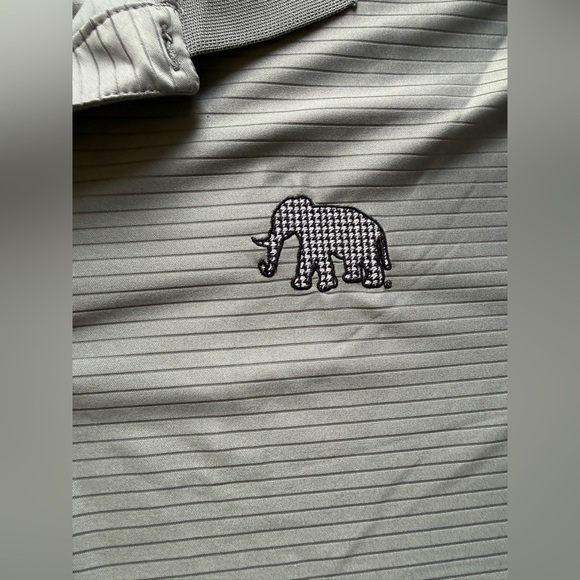 Stylish Gray Polo Shirt with elephant logo for Men - Picture 3 of 5